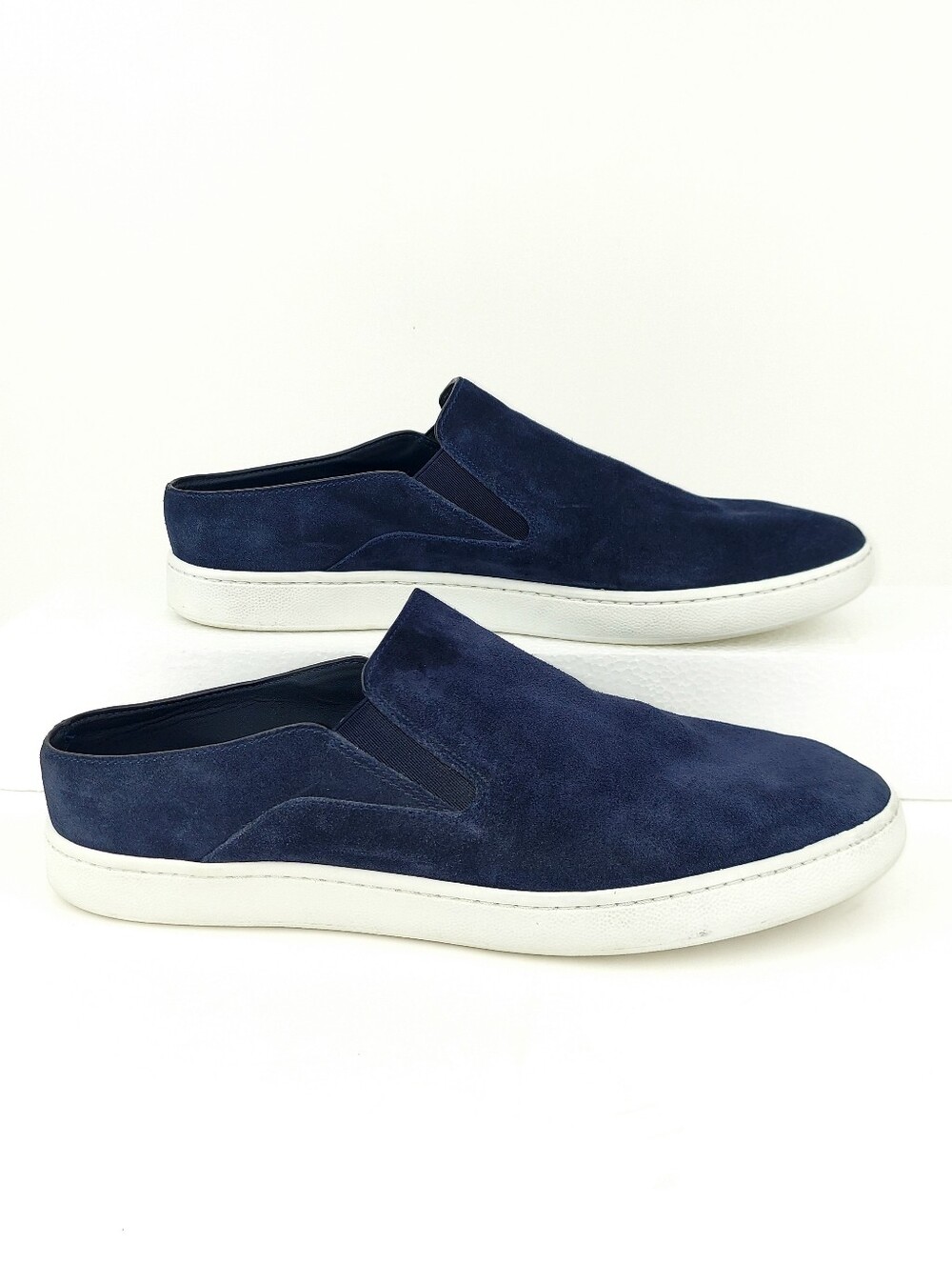 Vince Verrell Slip-On Suede Mule Sneaker Navy 9.5